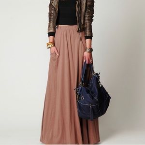 Free People maxi skirt